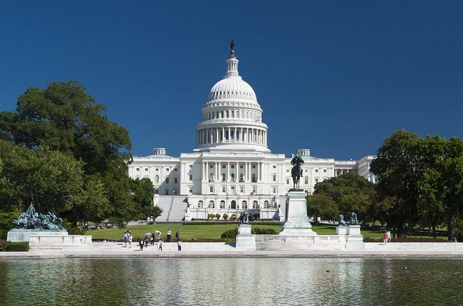 Capitol Hill & US Capitol Entry, DC Bus Tour, Arlington Cemetery - U.S. Capitol Inside Access: Security, Film, Headsets, and Real Rooms