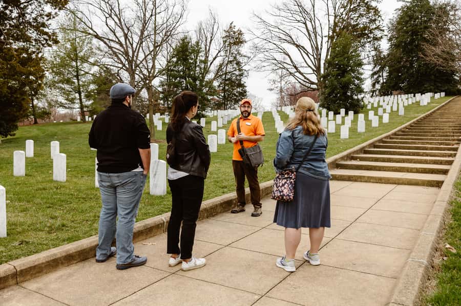 DC: Arlington Cemetery Changing of Guard 2.5 Hr Walking Tour - JFK’s gravesite and the cemetery’s human scale