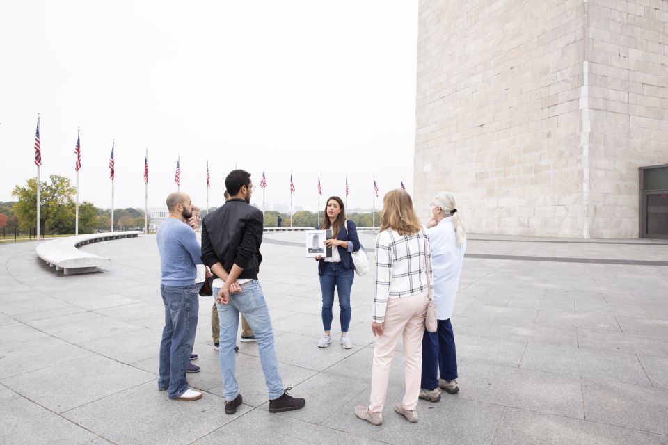 DC: Guided National Mall Tour & Washington Monument Ticket - Lincoln Memorial: legends, the reflecting area, and spotting a mistake