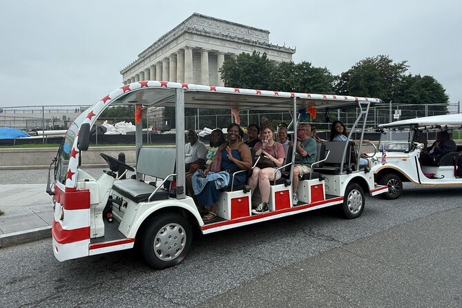 DC Monuments Day or Night American History Electric Cart Tour - Key things to know before you go