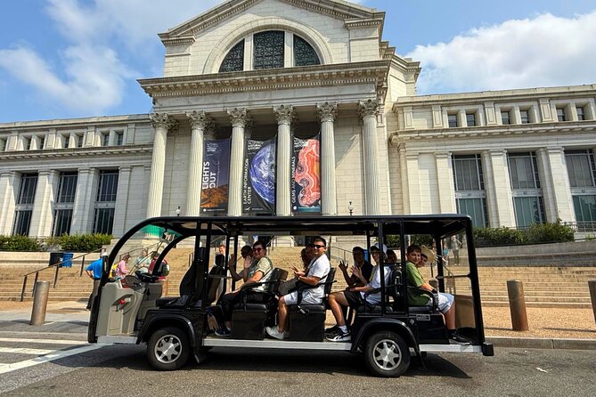 DC Monuments Day or Night American History Electric Cart Tour - DC on an Electric Cart: Faster Sightseeing, Less Stress