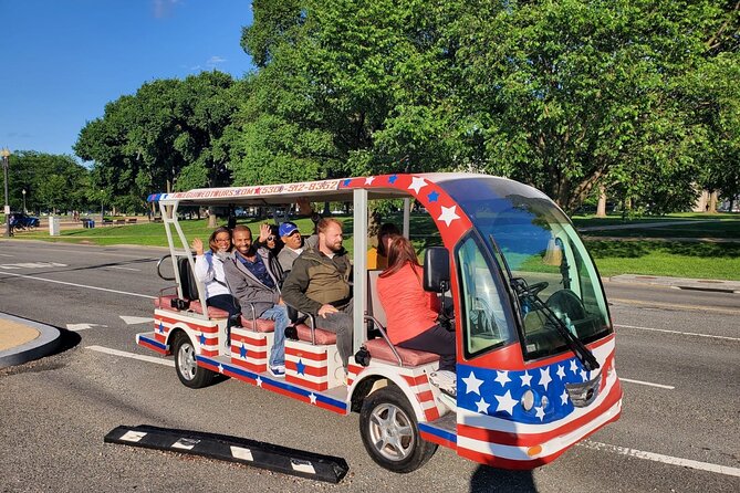DC Monuments Day or Night American History Electric Cart Tour - Capitol Hill: Government icons plus quick stops for art and plants