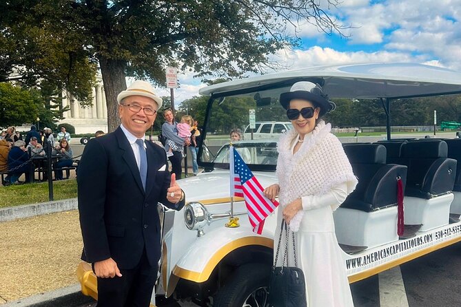 DC Monuments & History Guided E-Cart Tour-Blankets - White House finish: what you can do without entry tickets
