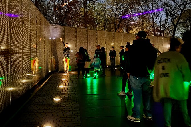 Discounted DC Night Tour With Magic LED- Snacks, LED Bracelets - Add-on memorials by weekday: Korean War Veterans or Marine Corps War Memorial