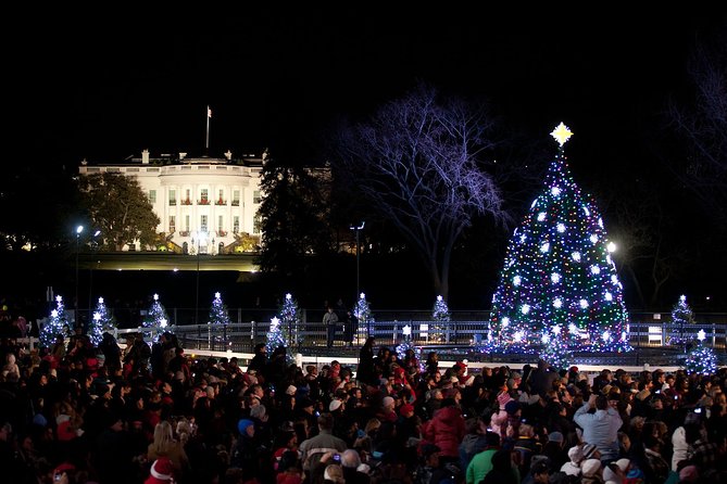 Holiday Lights Tour of Washington DC and Old Town Alexandria - National Christmas Tree and the Pathway of Peace