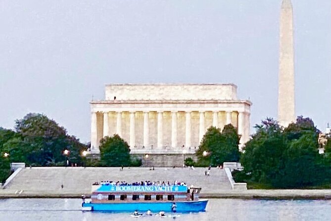 Narrated Sightseeing Boat Cruise along Potomac River in DC - The Route in Real Life: Georgetown Out, Georgetown Back