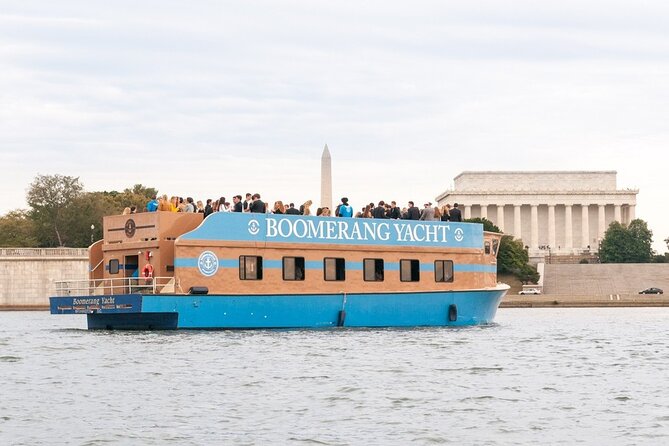 Party Yacht Cruise along Potomac River - Two hours of “DC by water”: how the cruise route feels
