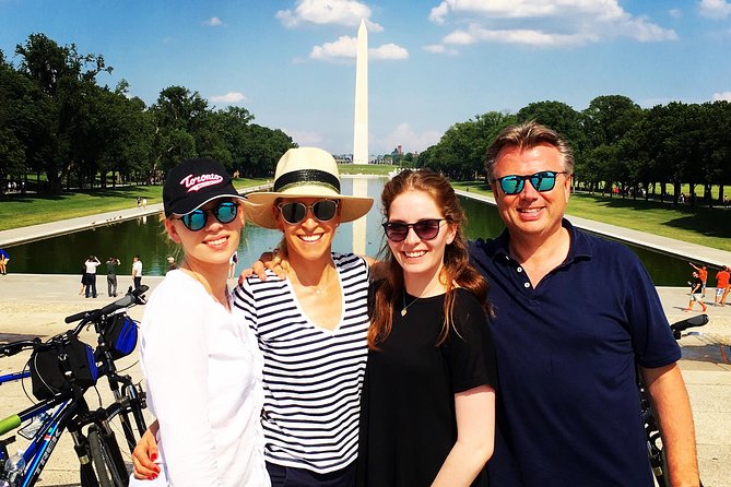 Private Family-Friendly Bike Tour of DC - Washington Monument area: getting close, plus the construction reality