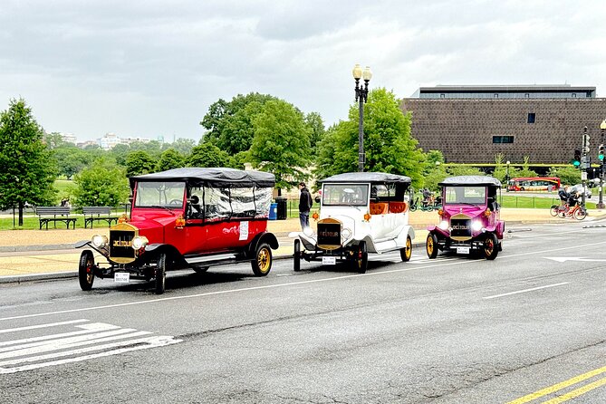 Public or Private DC Moonlight Tour by E-Cart or Vintage Car - Jefferson Memorial at the Tidal Basin: cherry-blossom scenery time