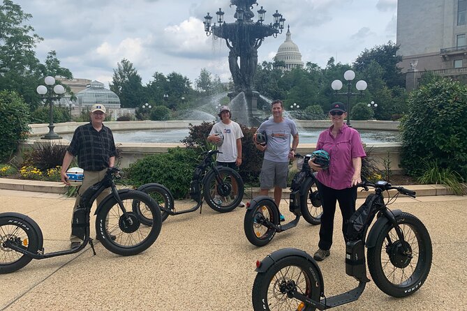 Small Group 5-Hour DC Tour via Electric Scooter for Ages 16+ - The 5-hour route: Capitol to the memorials, stop by stop