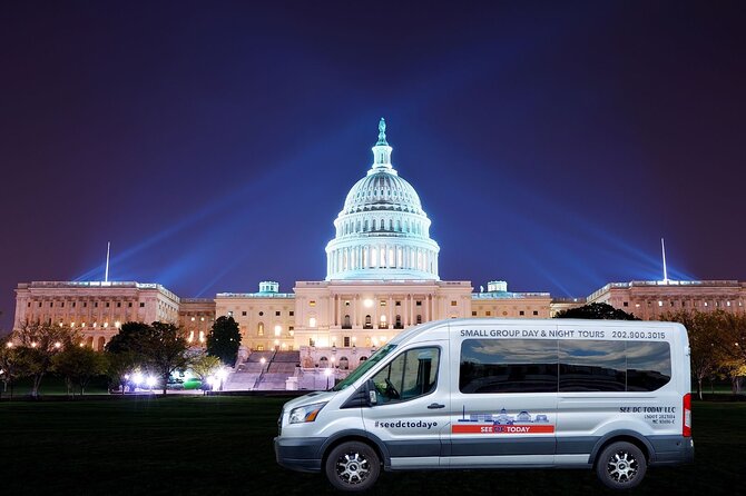 Small Group National Mall Night Tour with 10 Top Attractions - The pass-by moments: Ford’s Theatre, FBI HQ, National Archives, and Navy Memorial