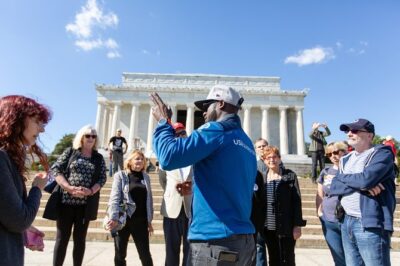 The DC Cherry Blossom Bus Tour with Tidal Basin Guided Walk - The monument-and-story ride: Navy Memorial, Lincoln, and MLK