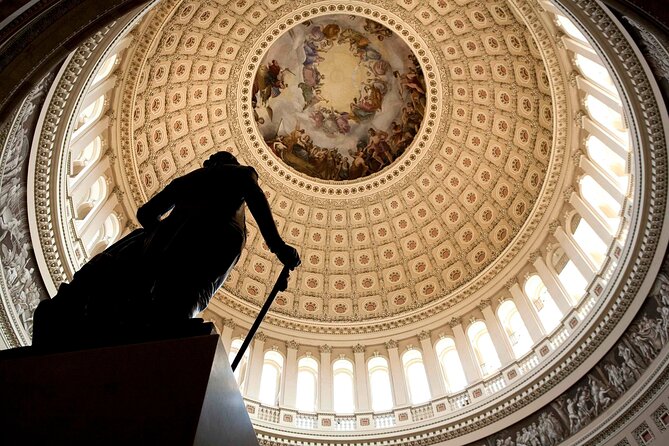 U.S. Capitol Tour with Library of Congress or Capitol Museum - Peace Monument and Peace Circle: the Civil War naval sorrow stops