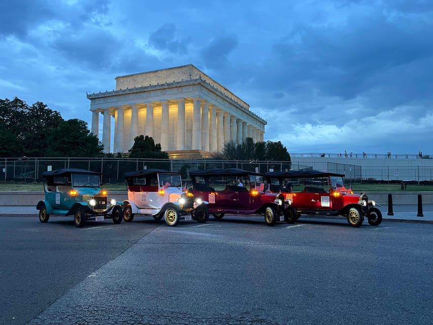 Washington, DC: Day & Night Electric Cart & Vintage Car Tour - Day vs night: what changes when the monuments light up