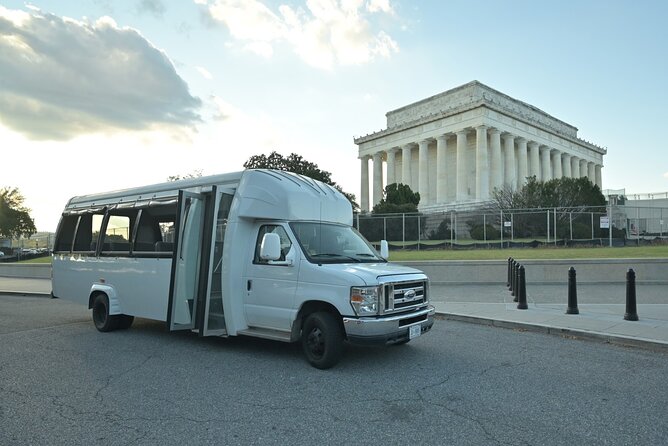 Washington DC History & Monuments Open Air Minibus Guided Tour - Einstein Memorial and the White House photo pass: the best frames are outside