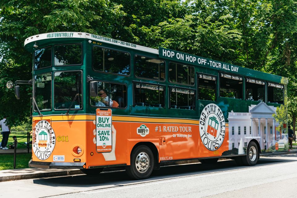 Washington, DC: Hop-On Hop-Off Old Town Trolley City Tour - The Wharf, Spy Museum, and Photo Stops You’ll Actually Use