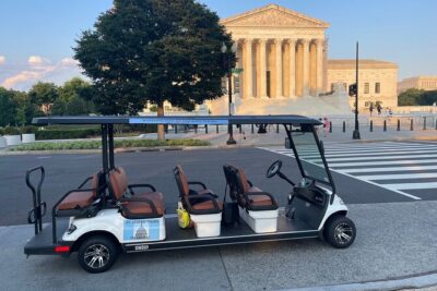 Washington DC Legend Cart Shuttle Evening Tour - White House at night: Lafayette Square photos without the hassle
