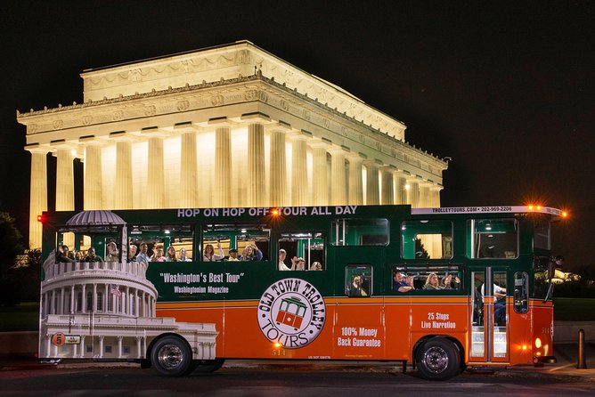 Washington DC Monuments by Moonlight Tour by Trolley - Lincoln Memorial: a timed stop that’s actually worth it