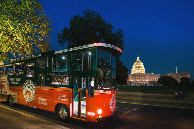 Washington DC Monuments by Moonlight Tour by Trolley - Vietnam Veterans Memorial and the Korean War Veterans Memorial
