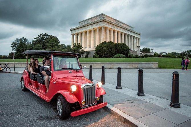 Washington DC Moonlight Tour by Electric Cart - Electric cart view: why the open-air ride matters