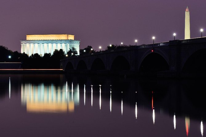 Washington DC Moonlight Tour by Electric Cart - Washington Monument and the Holocaust Memorial Museum area
