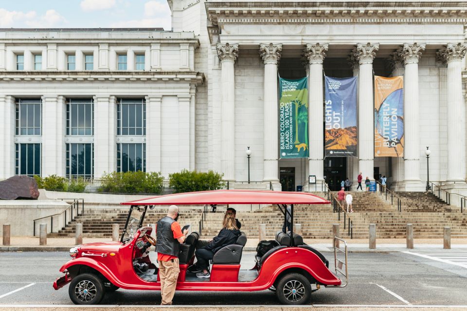 Washington DC: National Mall Tour by Electric Vehicle - Where you meet and what the cart experience feels like