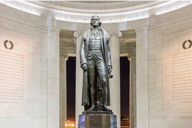 Washington DC Night-Time City Tour - Jefferson and the Presidents: Quick Stops That Add Up
