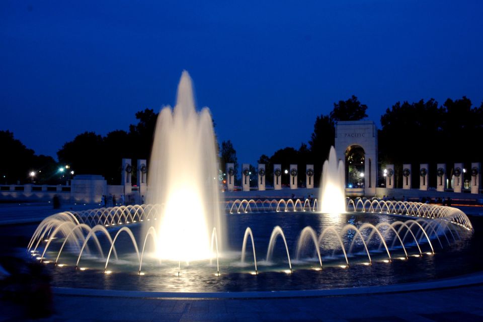 Washington DC: Night Tour with 10+ Stops, Admission Tickets - Arlington Cemetery and the National Archives: impressive pass-by moments