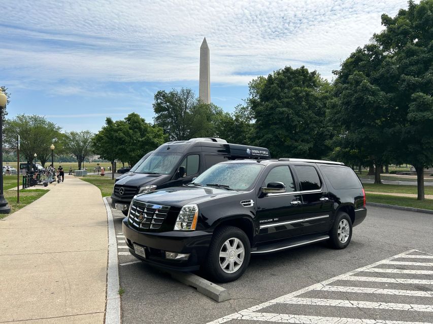 Washington DC: Private Tour with Luxury Vehicle - Luxury comfort in DC: A/C, chilled water, and fewer “moving parts”