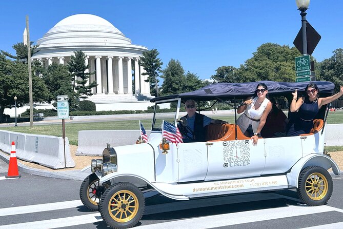 Washington DC Sightseeing Tour by Electric cart or Vintage Car - Key things to know before you go