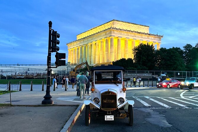 Washington DC Sightseeing Tour by Electric cart or Vintage Car - Lincoln Memorial: symbolism plus the chance to go inside