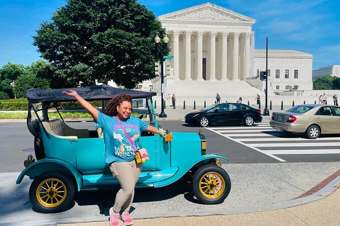 Washington DC Sightseeing Tour by Electric cart or Vintage Car - Jefferson Memorial: quotes, timing, and a calmer contrast