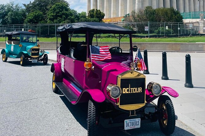 Washington DC Sightseeing Tour by Electric cart or Vintage Car - The monument loop you’ll cover (and how it’s paced)